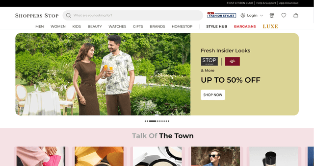 Shoppers Stop (Past) logo