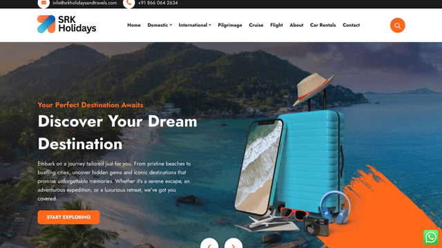 SRK Holidays and Travels logo